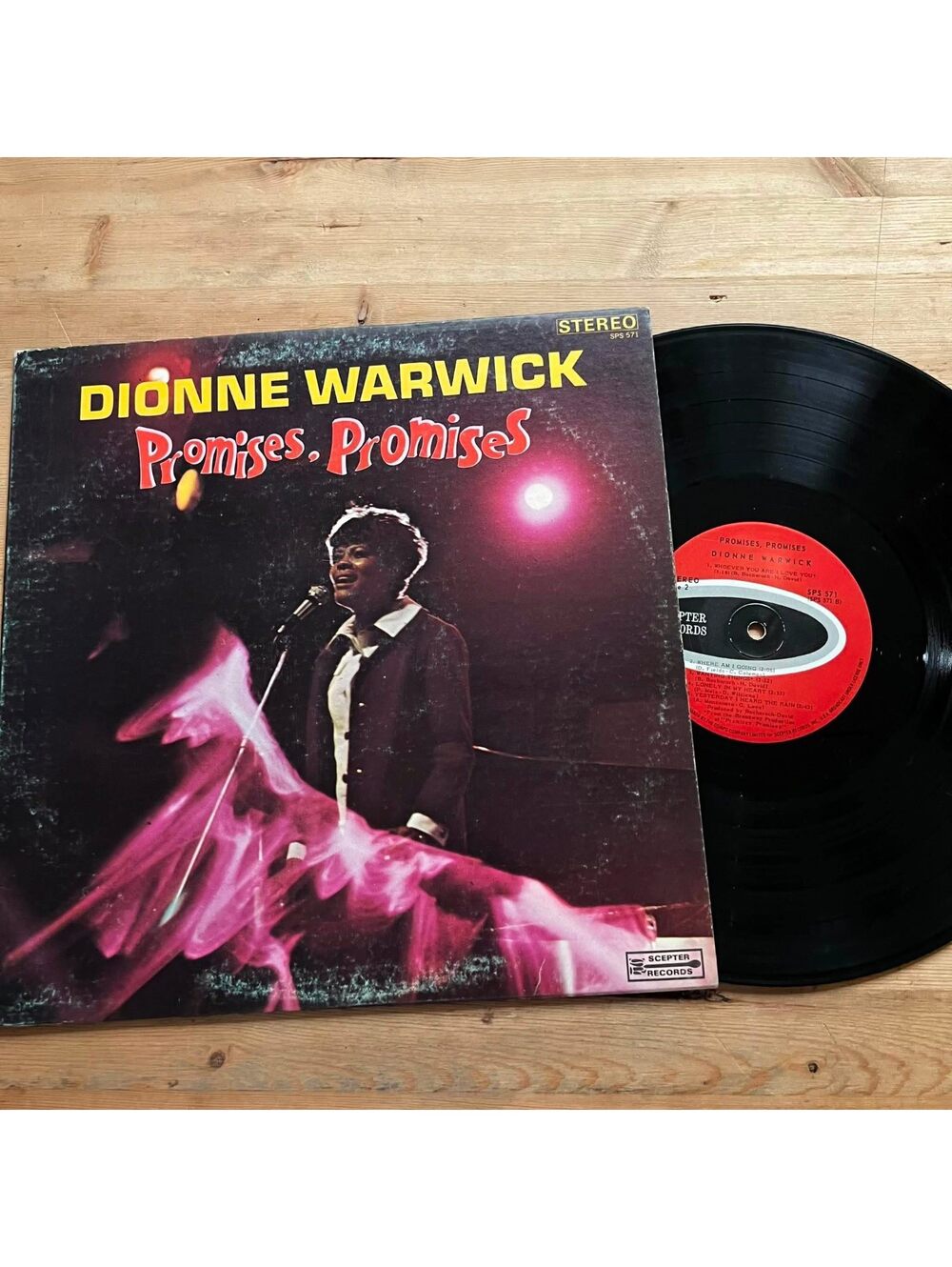 Dionne Warwick - Promises, Promises 33rpm VG+ VR19